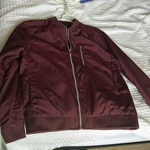 H&M Burgundy Bomber